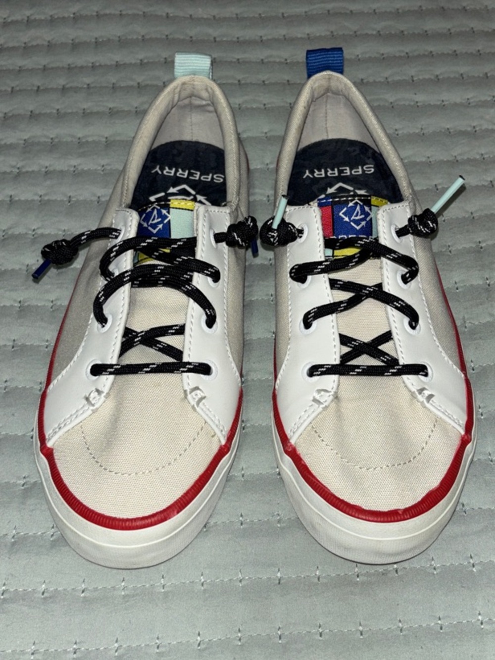 Sperry Top-Sider Women’s Crest Vibe Nautical Canvas Slip-On Sneakers - W6.5